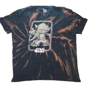 Funko POP Marvel T-Shirt Star Wars Yoda XL Bleach Dyed